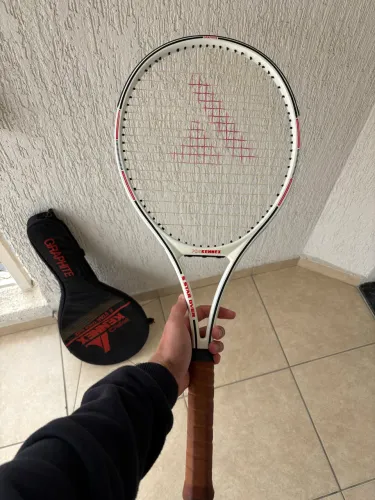 PROKENNEX 5 STAR OVER GRAPHITE ? VINTAGE | GRIP DE COURO | COLECIONADOR