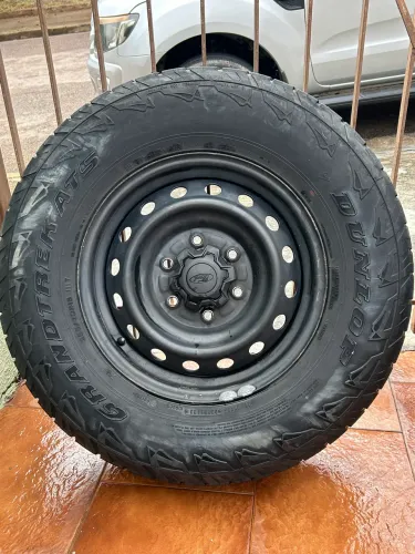 Jogo roda e pneu aro 16 Ford Ranger XL 6 furos