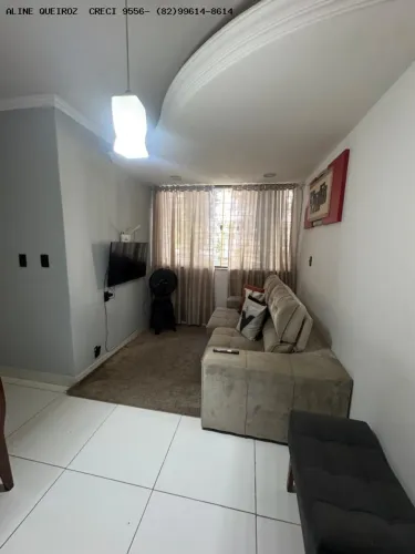 Apartamento para Locação em Maceió, Jacarecica, 3 dormitórios, 2 banheiros, 1 vaga
