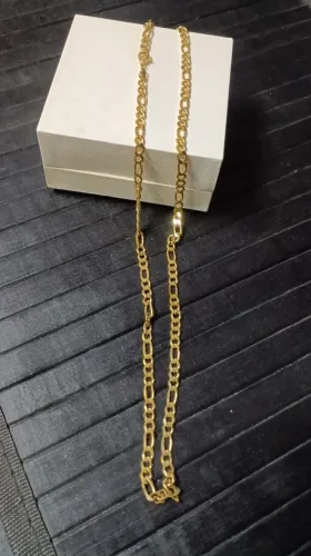 Corrente banhada a ouro 60cm