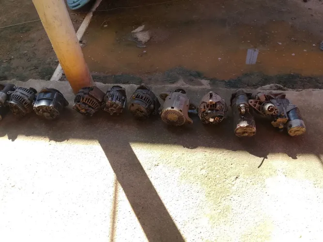 motor de partida e alternador