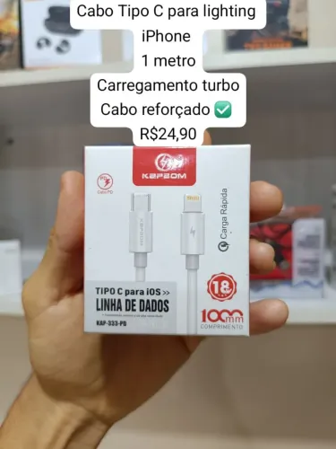 Cabo Turbo Tipo C Para iPhone ( Trabalhamos Com Entregas )