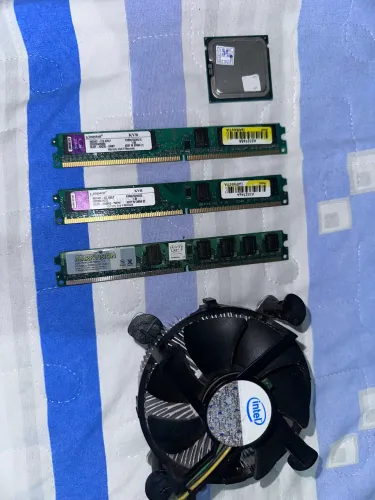 KIT PROCESSADOR CORE 2 DUO + 5GB RAM DDR2 ? pronto pra usar