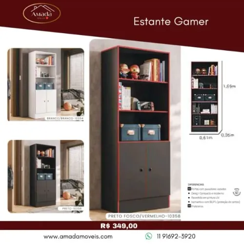 Estante gamer, a pronta entrega