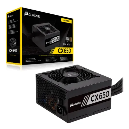 Fonte Corsair CX Series CX650 | 650W | 80 Plus Bronze | Excelente Estado