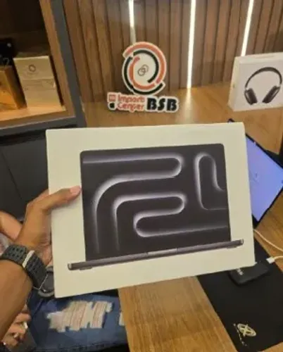 Macbook Pro M4 tela 14 com 16/512GB Lacrado, Loja Física, 1 Ano de Garantia