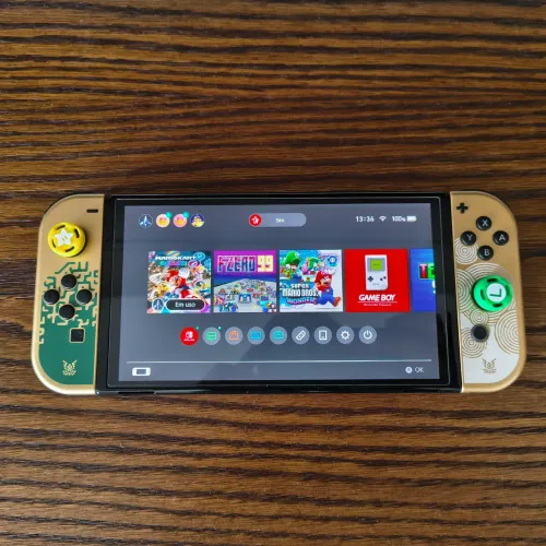 Nintendo Switch OLED versão Zelda Tears of the Kingdom TOTK