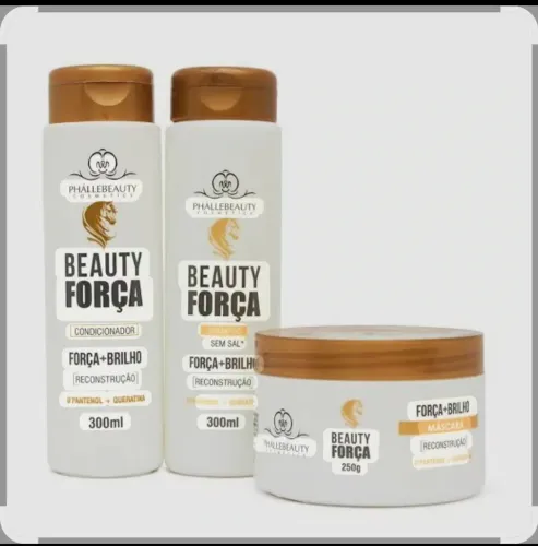 Kit shampoo,condicionador e máscara de hidratação 