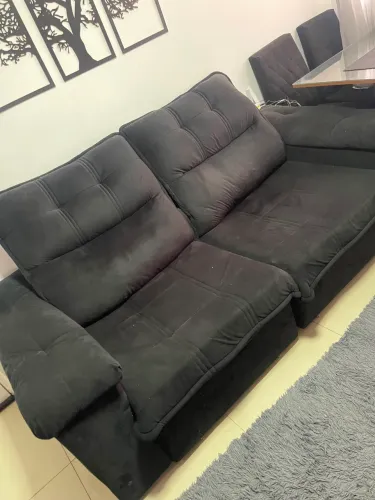 Sofá preto
