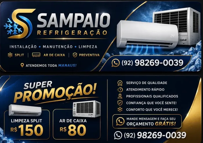 limpeza , manutenção e instalação  Split e de Janelas WhatsApp * 