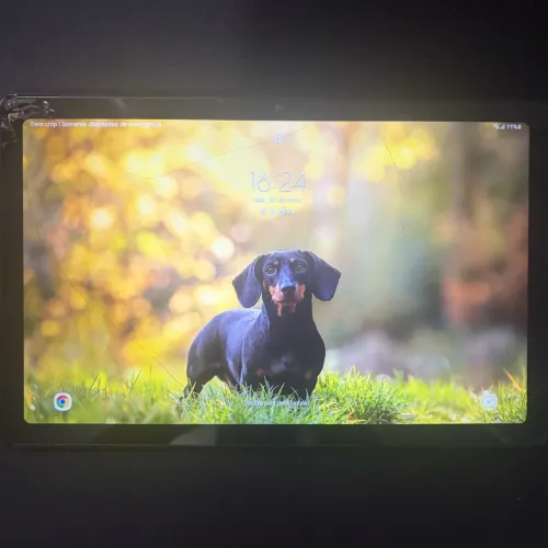     Samsung Galaxy Tab A7 Lite 4G 64GB | Tela Quebrada no Canto | R$ 799