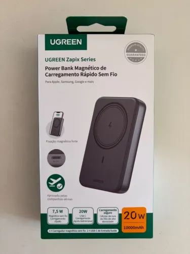 power bank sem fio | novo lacrado na caixa