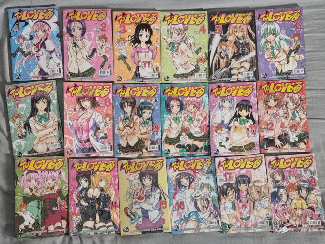 Mangá To Love-Ru Completo Lacrado