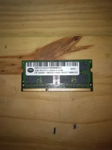 Memória Ram 4GB 1333mhz Notebook