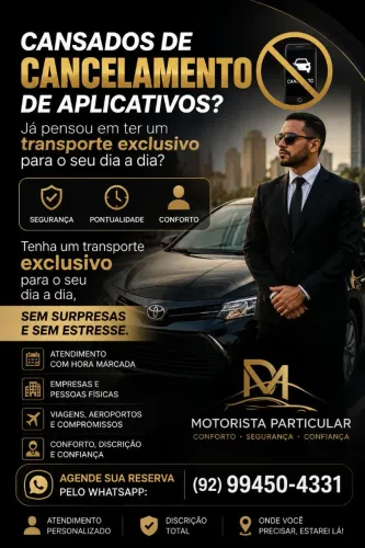 Motorista particular - CANSADO(a) DE CANCELAMENTOS NO SEU DIA-A-DIA?