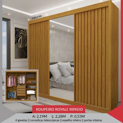 Roupeiro Royale ripado