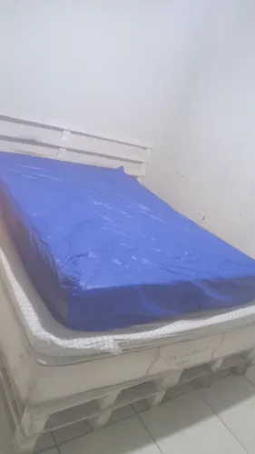 Colchão D33 com capa impermeável igual a hospital ideal para idosos fácil de limpar