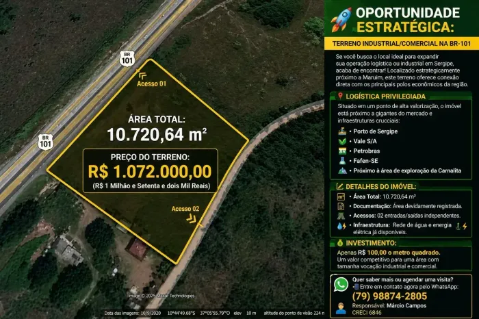 Terreno na Br 101