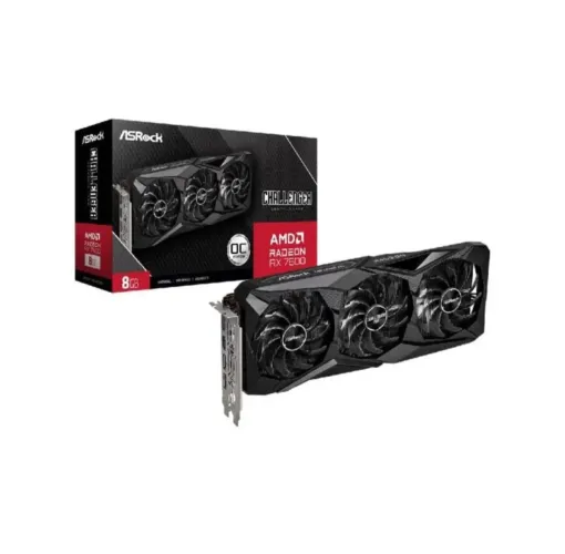 Placa de video rx 7600 asrock challenger pro três fans 1 mes de uso