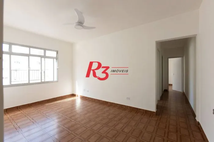 Apartamento com 1 dormitório para alugar, 54 m² por R$ 3.300,01/mês - Embaré - Santos/SP