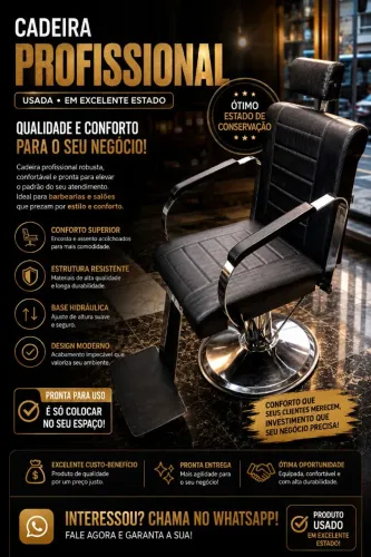 Cadeira de Barbearia