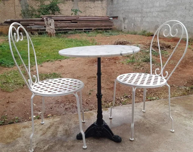 Mesa e cadeiras bistro
