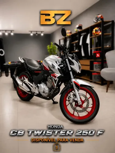 HONDA CB TWISTER 250F - Baixo Km - Impecável