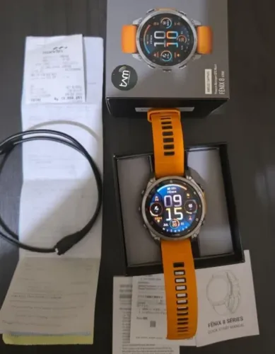 Garmin fênix 8 amoled Saphire 