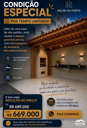 DNO Oportunidade com gourmet pronto em Solar do Porto