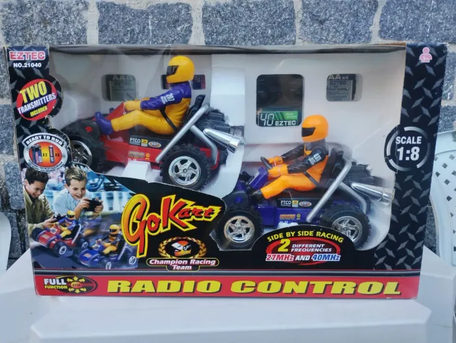 GOKART - KARTS DE RÁDIO CONTROLE ESCALA 1: 8 - BRINQUEDO IMPORTADO