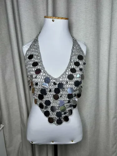 Cropped Crochê Carnaval