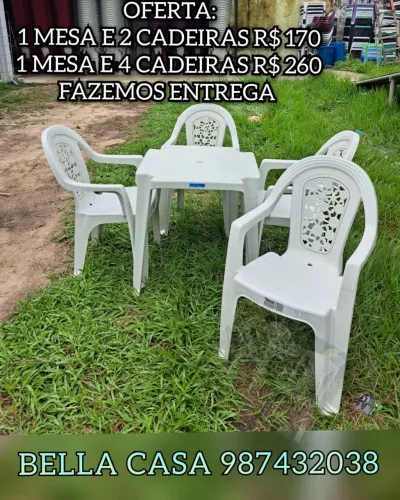 EXCELENTE MESA E CADEIRA DE PLASTICO JSMS DNFMD FJF.F FFJ FF FJF F FKF.D DJD.D DJD D SKS D