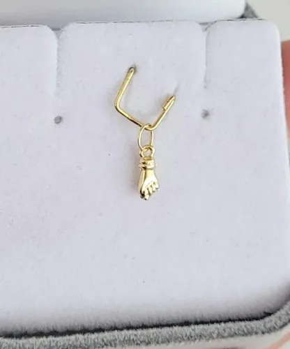 Pingente Figa micro. Ouro 18k