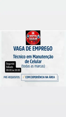 Emprego para Técnico de Celular