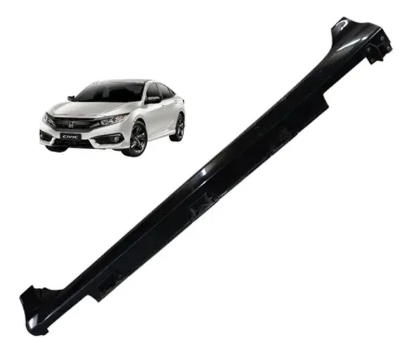 Spoiler Lateral Honda Civic G10 Esquerdo 2017 A 2021 Preto