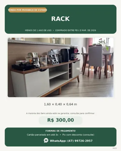 Rack para sala