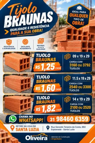 Tijolos Braúnas