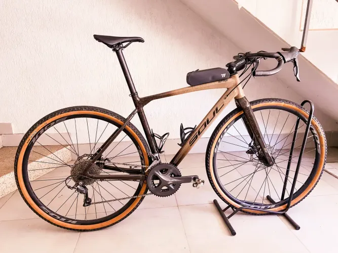 Bike Gravel Soul Spry com Upgrades de Carbono