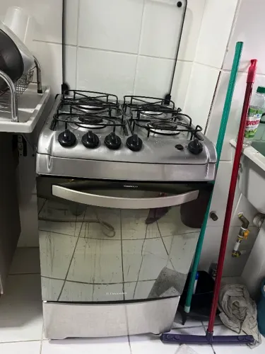 Fogão Electrolux 4 Bocas Inox com Acendimento Automático - Funcionando Perfeitamente