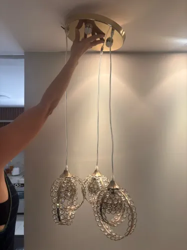 Luminária moderna de teto