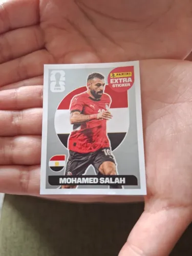 Figura Copa do Mundo Prata Mohamed Salah