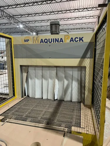 Linha de embalagem Maquinapack com aquecimento elétrico Marca Maquinapack