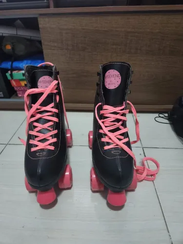 Patins Weekend bel rosa e preto 37