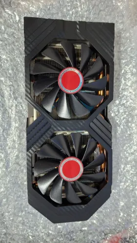 Carcaça nova de RX 580 XFX (obs. Somente carcaça)