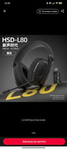 Headset gamer smailwolf L80 tri-mode