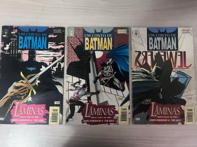 Um conto de Batman Laminas 1,2 e 3 + Um conto de Batman Gangues 1 e 2
