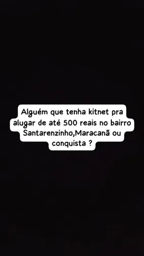 Kit Net ou casa De 500 reais pra alugar ?