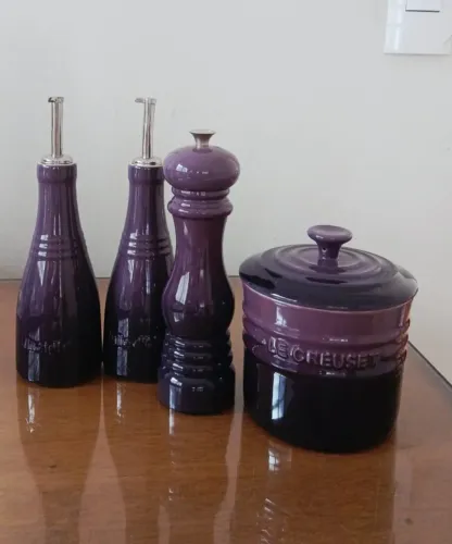 Set Galheteiro, Moedor e Pote Le Creuset