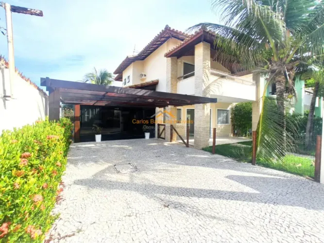 Casa duplex 4 quartos em condomínio de luxo stella maris