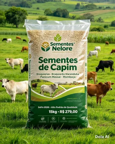 Braquiária Braquiarão brizanta Marandu 15kg R$279,00